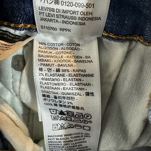 Levis 559 Relaxed Straight Denim Jeans Western Mens Tag 38 x 30 Cowboy - Picture 6 of 7